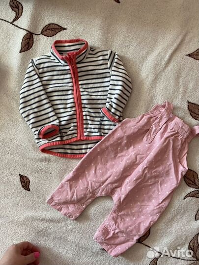 Вещи пакетом на девочку 62-68