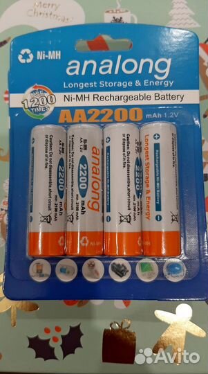 Аккумуляторная батарея AA 1,2 в 2200 мАч Ni-MH