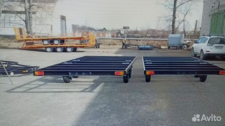 Прицеп платформа 5.5х2.4 2 оси Барс