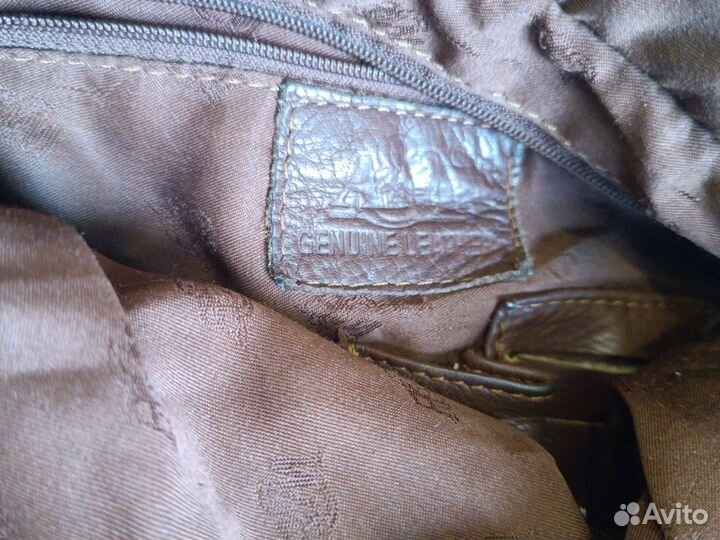 Сумка натуральная кожа 33*35