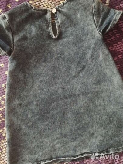 Платье джинсовое