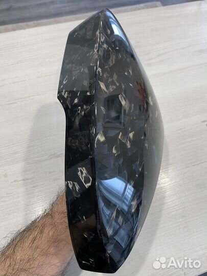 Накладки зеркал Skoda Octavia A7 кованый карбон