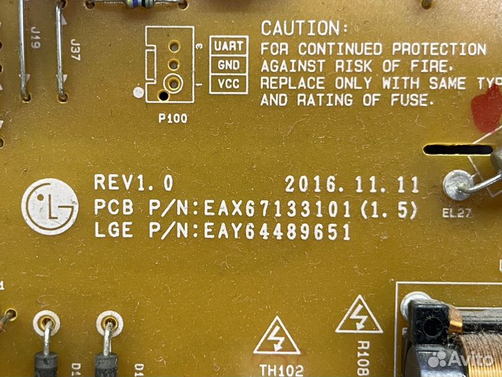 Main Eax67107604(1.0) от LG 55SJ930V