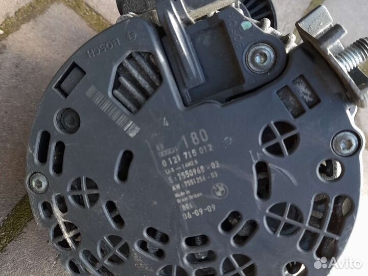 Генератор на bmw 5 e60/e61