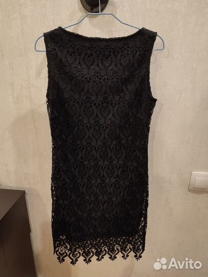 Вечернее платье 44 красное черное