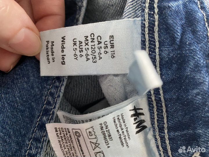 Джинсовый комбинезон H&M