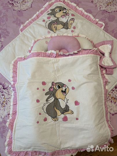 Комплект на выписку для девочки