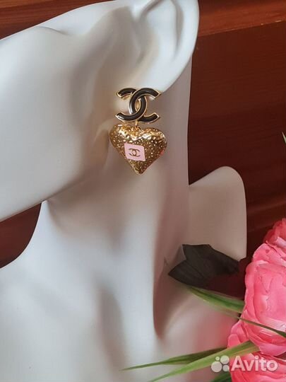 Серьги Chanel