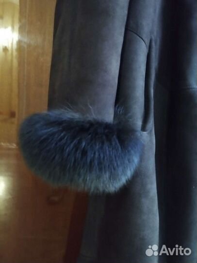 Дубленка 46-48 натуральный мех