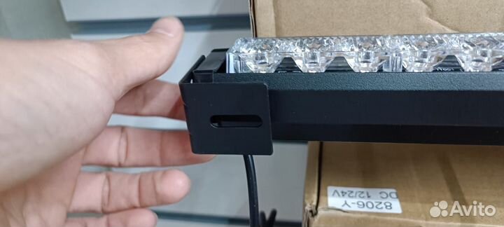 Мигалка Желтая односторонняя 94см