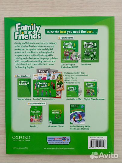 Family and Friends Class book 3, 4