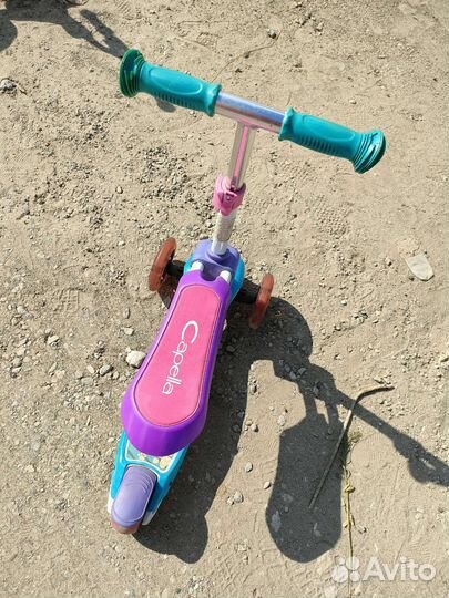 Самокат детский с сиденьем