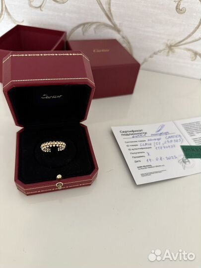 Cartier кольцо оригинал