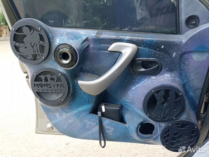 Дверные карты renault logan 1/LADA largus под 4х16