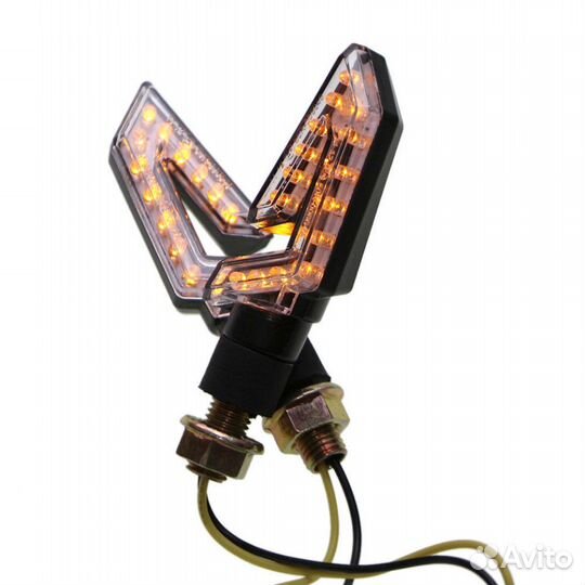 Поворотники универсальные светодиодные G-образные