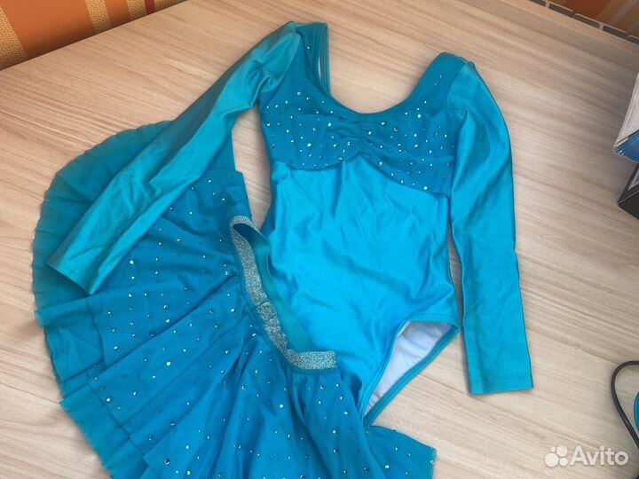 Купальник для гимнастики с юбочкой 116-122