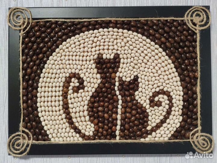 Подарки и сувениры из кофейных зерен