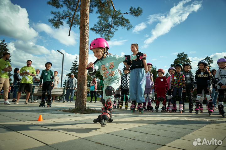 Обучение на роликовых коньках