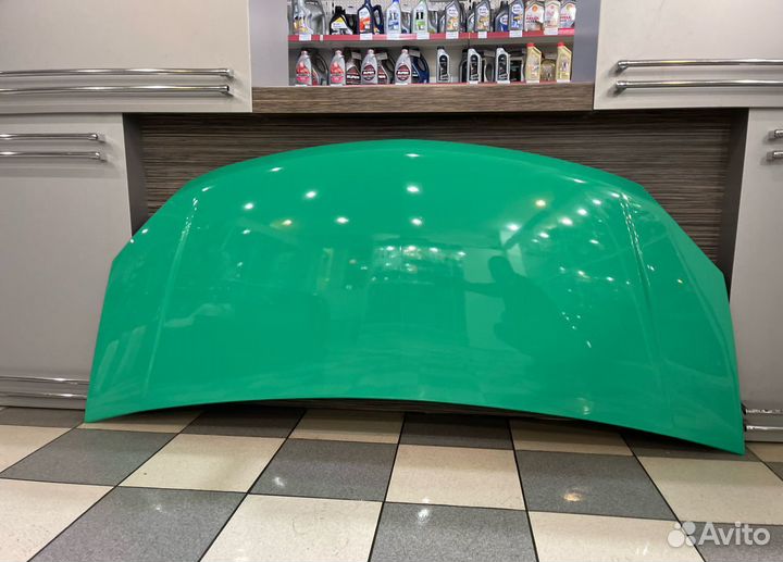 Капот на Газель Next под завод цвет Кипр зеленый