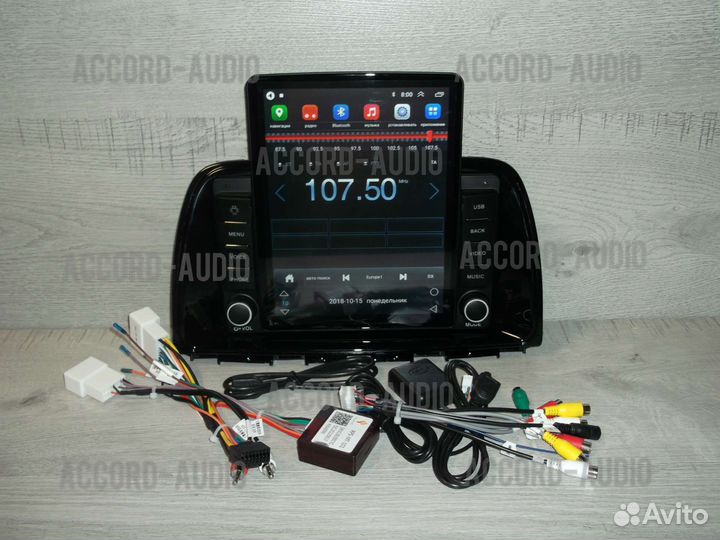 Магнитола Mazda CX-5 Android в стиле Tesla