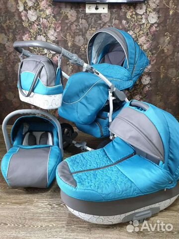 Коляска 3 в 1 Camarelo