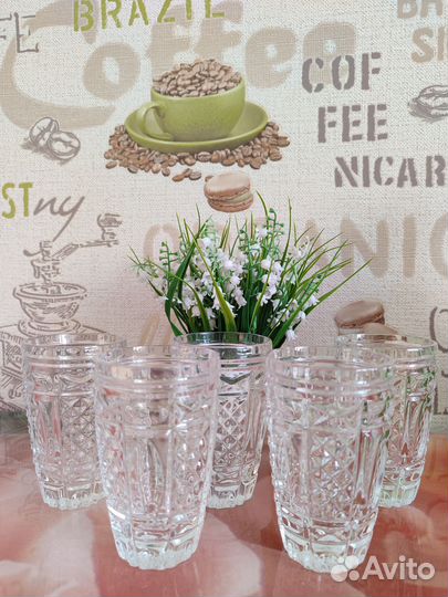 Хрустальные стаканы СССР
