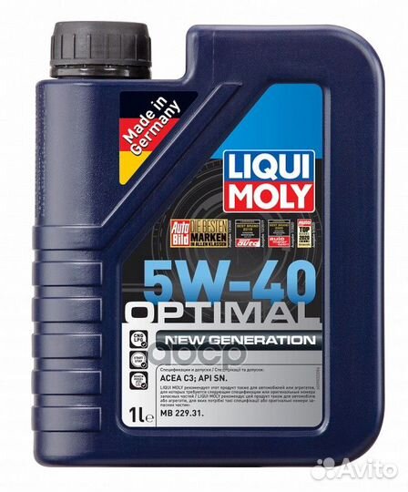 5W-40 Optimal New Generation, 1л