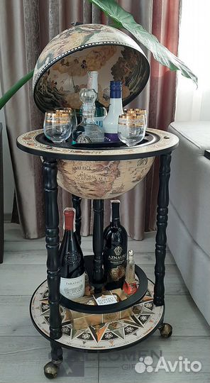 Глобус бар напольный