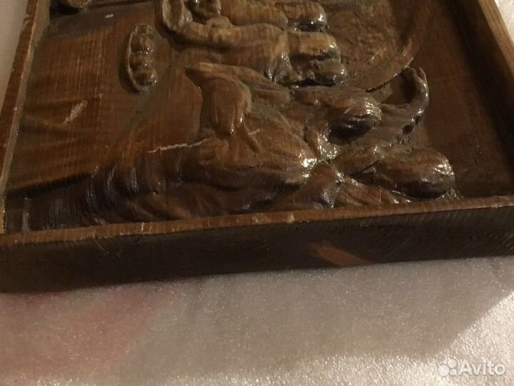 Картина панно из дерева икона