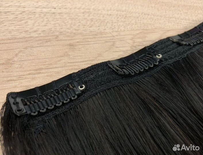 Натуральные волосы на заколках, на заказ