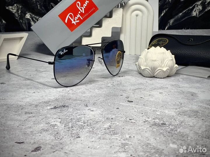 Очки Ray Ban Aviator градиент