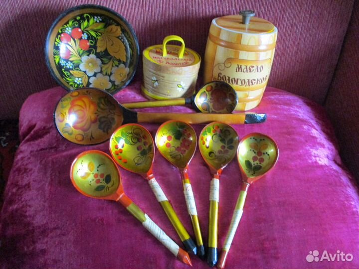 Деревянная посуда, винтаж СССР(1985)