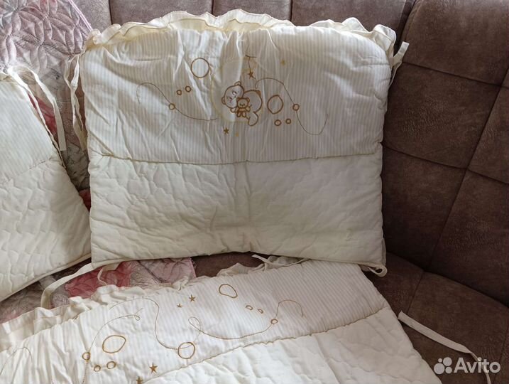 Бортики в детскую кроватку бу