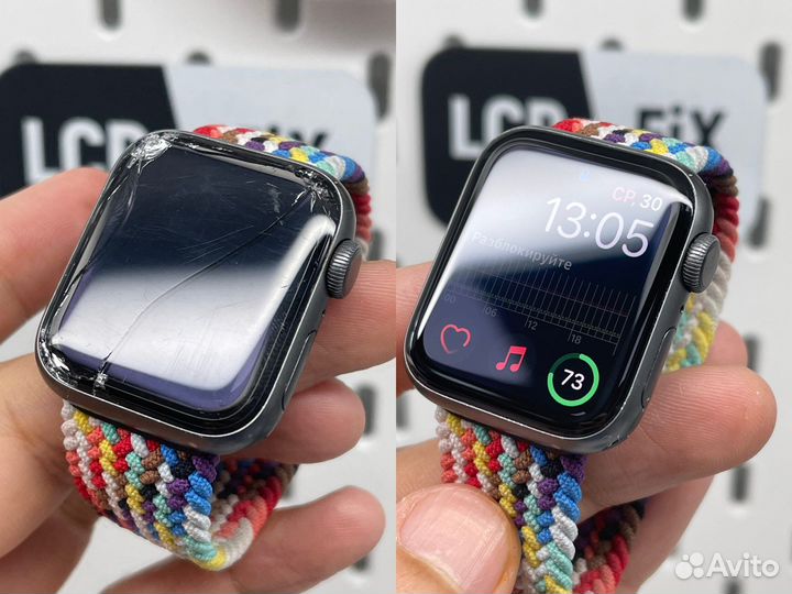 Замена стекла Apple Watch за 2 часа