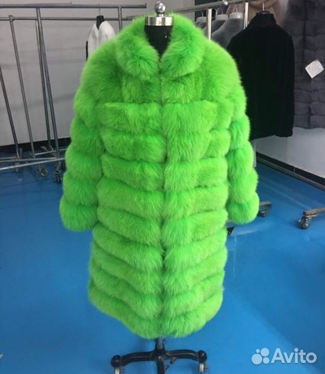 Шуба из песца