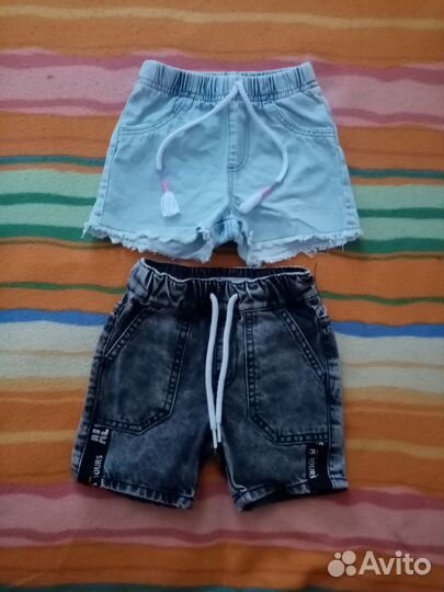 Джинсовые шорты детские