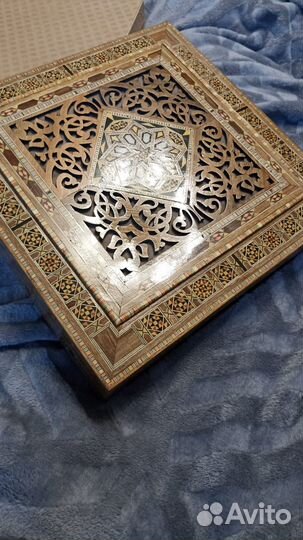 Шкатулка большая деревянная