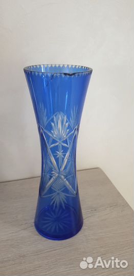 Ваза цветное стекло СССР