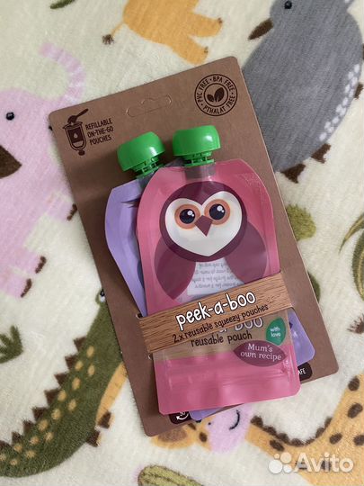Многоразовые паучи Peek-a-boo 2шт