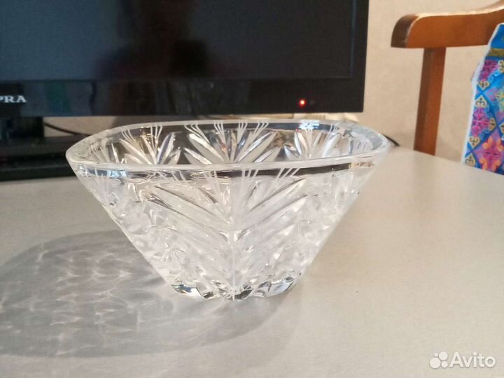Хрустальные салатницы СССР