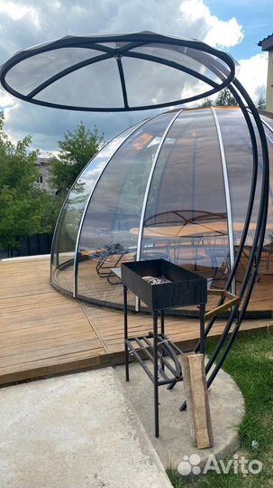 Аренда беседки. Купол. Беседка с мангалом в аренду
