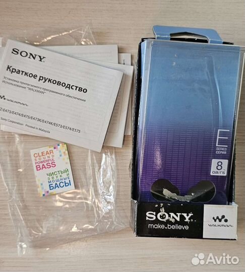 Mp3 плеер sony Walkman NWZ-Е474