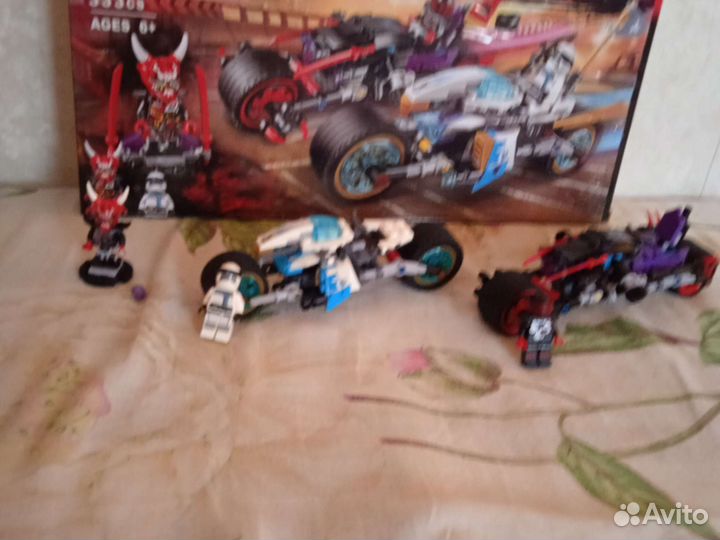 Лего Ниндзяго мотоциклы