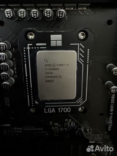 Комплект i5 13600kf + Msi Z690 + 16GB 3900 Мгц