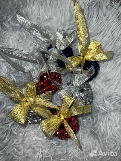 Елочные игрушки ручной работы