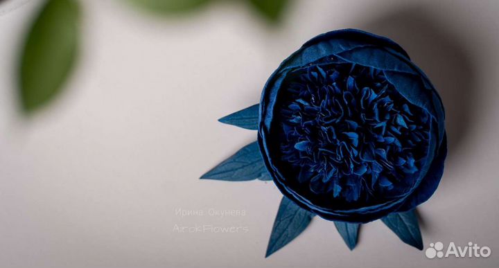 Брошь Пион большой