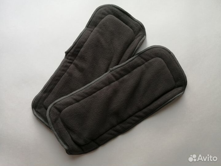 Вкладыши для многоразовых подгузников угольные 5сл