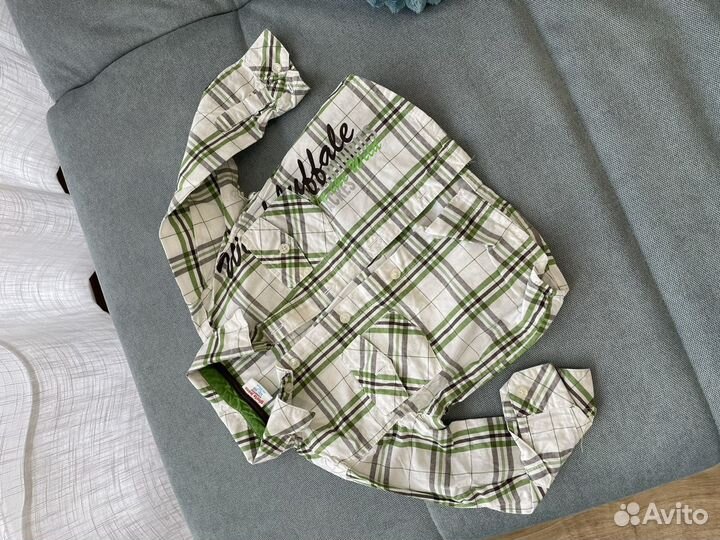 Рубашки детские 2шт 80-86