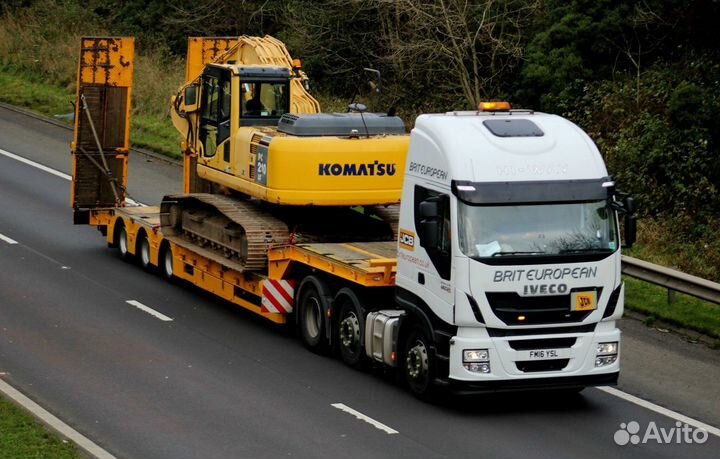 Перевозка негабарита, услуги трала