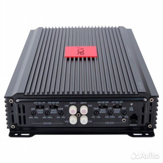 Автомобильный усилитель 4х100 Вт LX-4.100